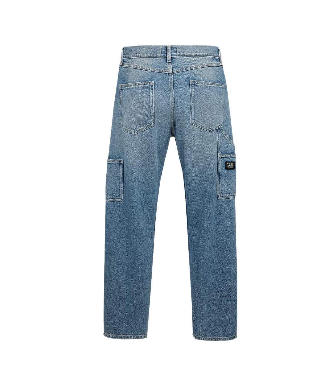 Jean droit bleu homme teddy smith carpenter-2