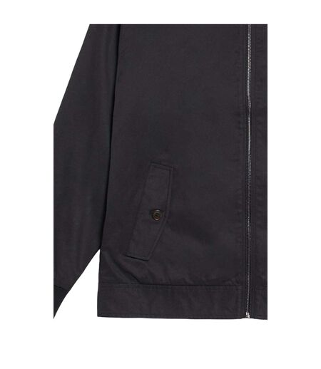 Mens Harrington Cotton Jacket Black Maine