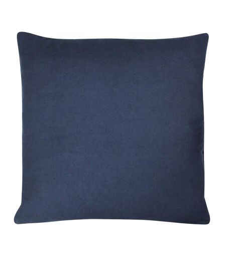 Furn Angeles Velvet Floral Throw Pillow Cover (Navy) (One Size) - UTRV2563