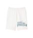 Mens Cotton Graphic Print Regular Shorts Cream Lacoste-2