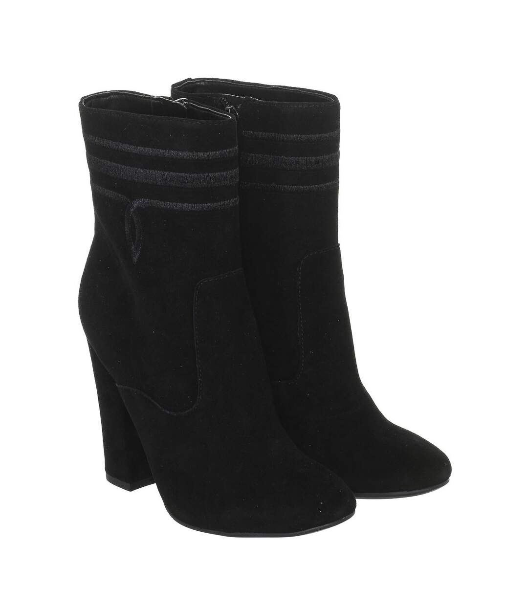 Heeled ankle boots with round toe FLLU23SUE10 woman