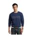 Mens Embroidered Logo Sweatshirt Navy Money-4