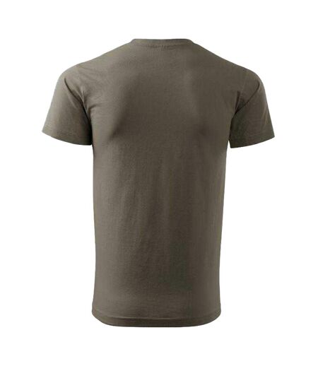 T-shirt Basic Homme Kaki Adler