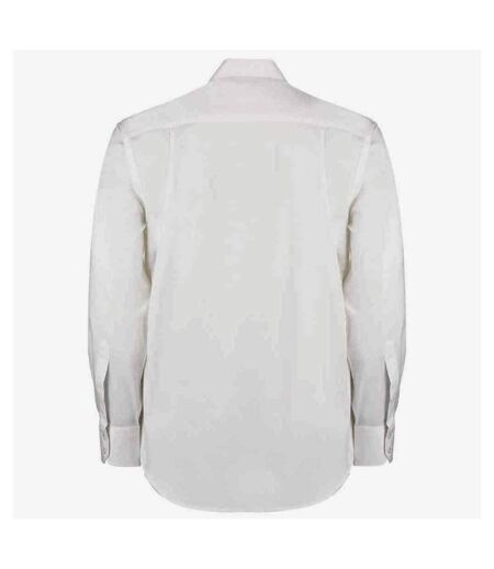 Kustom Kit Mens Executive Oxford Long-Sleeved Shirt (White)