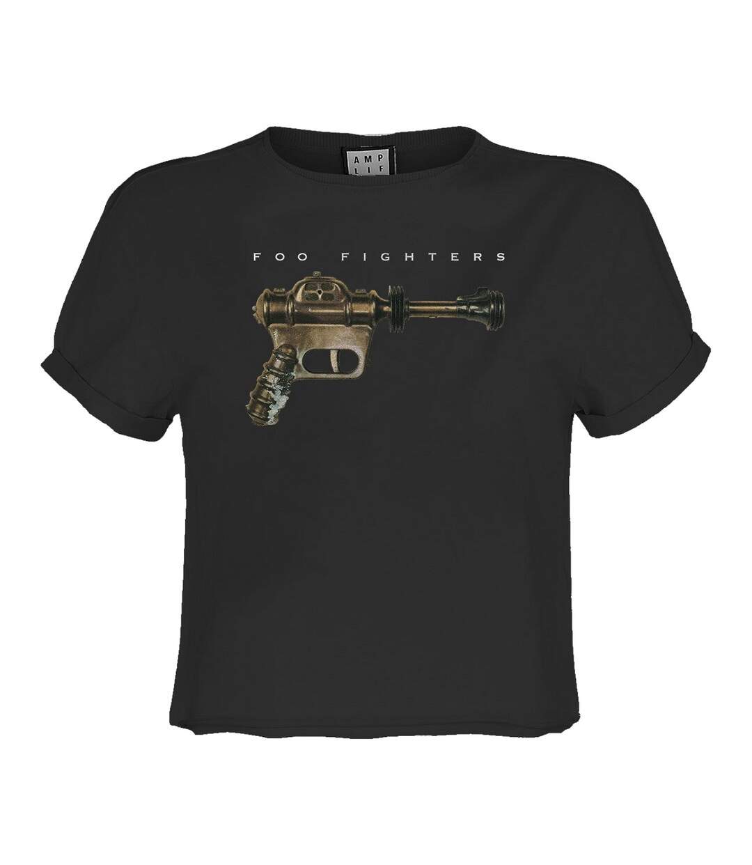 T-shirt court ray gun femme charbon Amplified-1