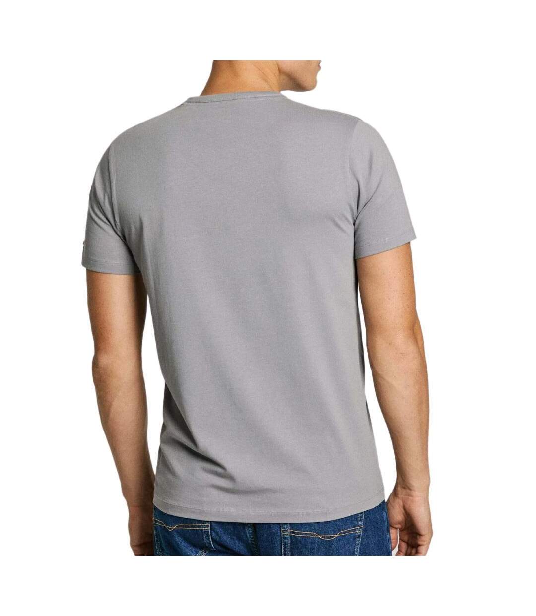 T-shirt gris homme pepe jeans original basic pm508212 - l-2