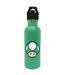Super Mario 1 Up Mushroom Metal Water Bottle (Green/Black) (One Size) - UTPM3453