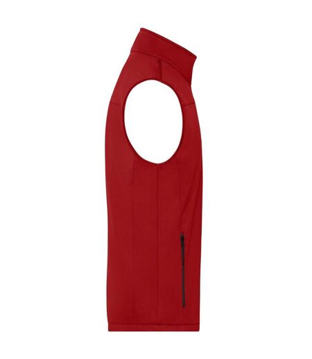 Veste Sans Manches Homme Rouge James And Nicholson