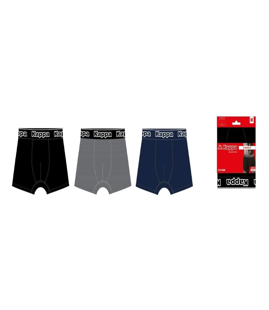 Boxer homme KAPPA Pack de 6 Boxers 0530-4