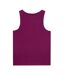Débardeur Uni Cintré Femme Violet Clair 4F-2