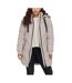 Doudoune longue écru femme jdy padded-1