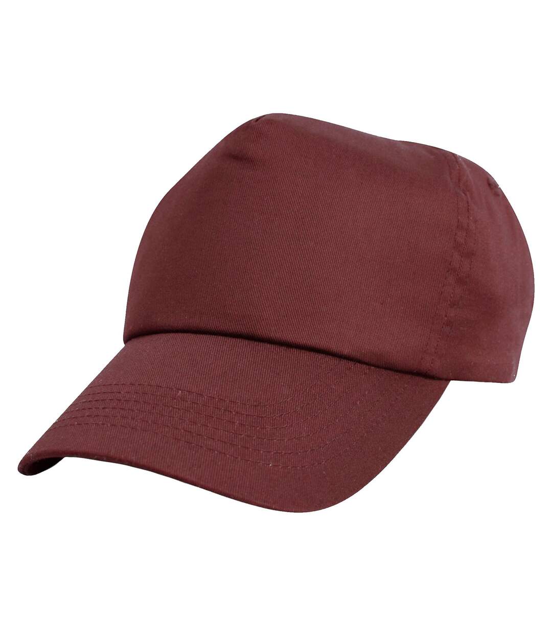Casquette unie 100% coton enfant unisexe bordeaux Result-1