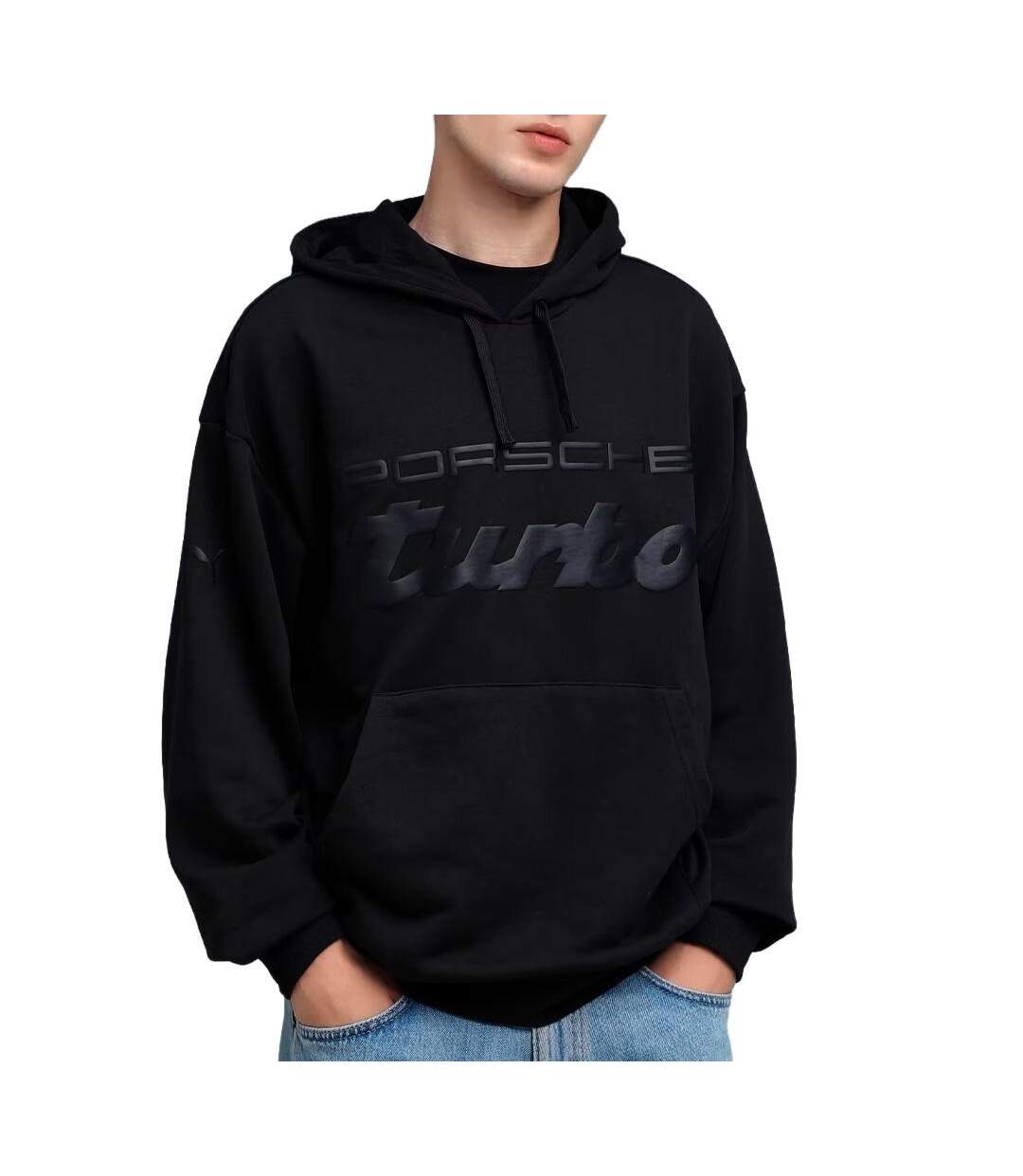 Sweat noir homme puma pl ess hoodie-1