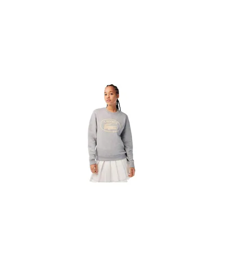 Sweat Femme Gris Lacoste