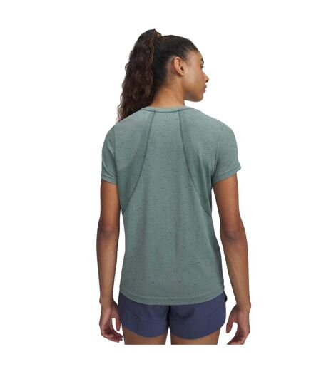 Womens/ladies Vanish Seamless T-shirt Green White Under Armour