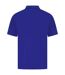 Mens pique polo shirt royal blue Henbury