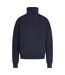 Sweat Uni À Col Montant Zippé Jean Femme Bleu Marine Trespass-2