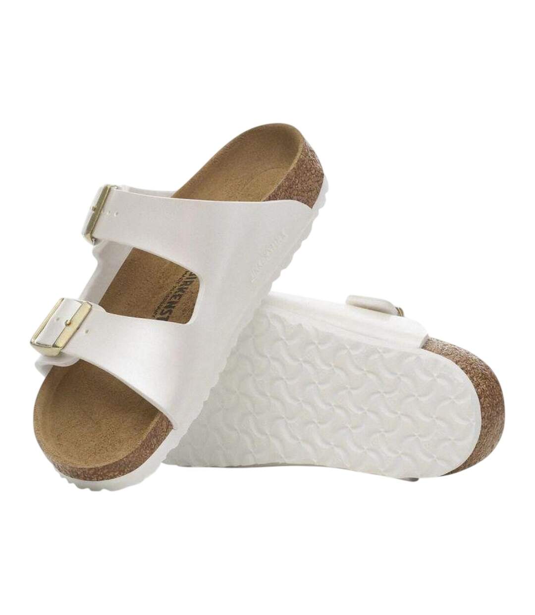 Childrens/kids Arizona Sandals Orange Birkenstock-4