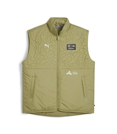 Doudoune sans manches verte homme puma bmw mms statement - l