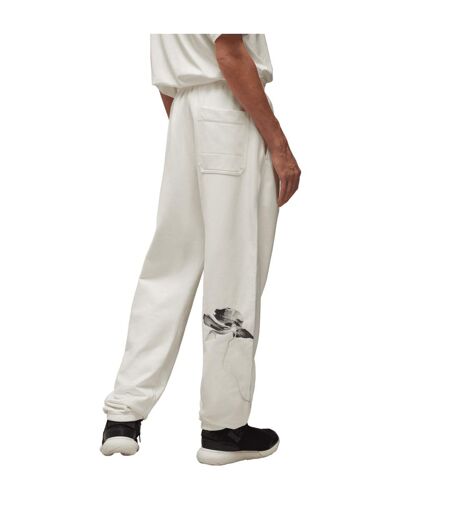 Mens French Terry Graphic Jogging Bottoms Off White Y-3