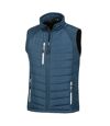Result Mens Black Compass Padded Soft Shell Gilet (Navy/Gray)