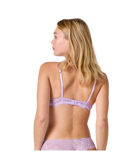 Soutien-gorge coques moulées lilas Chanson