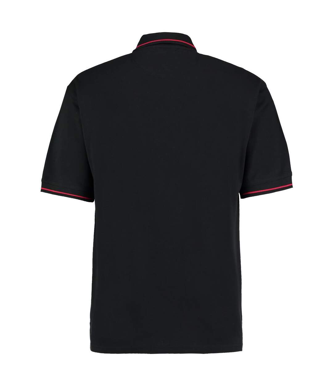 Polo À Manches Courtes  St. Mellion Pour Homme Noir Rouge Vif Kustom Kit-2