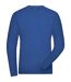 T-shirt workwear BIO manches longues - Homme - JN1804 - bleu roi