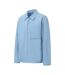 Mens Nylon Overshirt Mid Blue Pretty Green-2