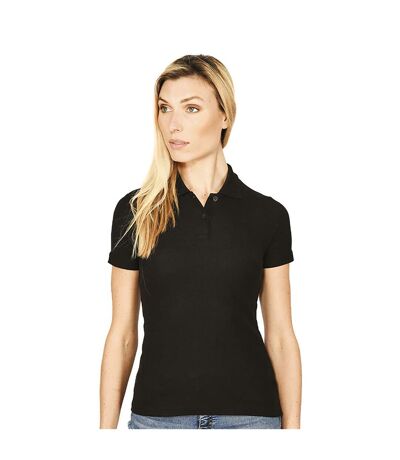 Casual Classic Womens/Ladies Polo (Black) - UTAB254