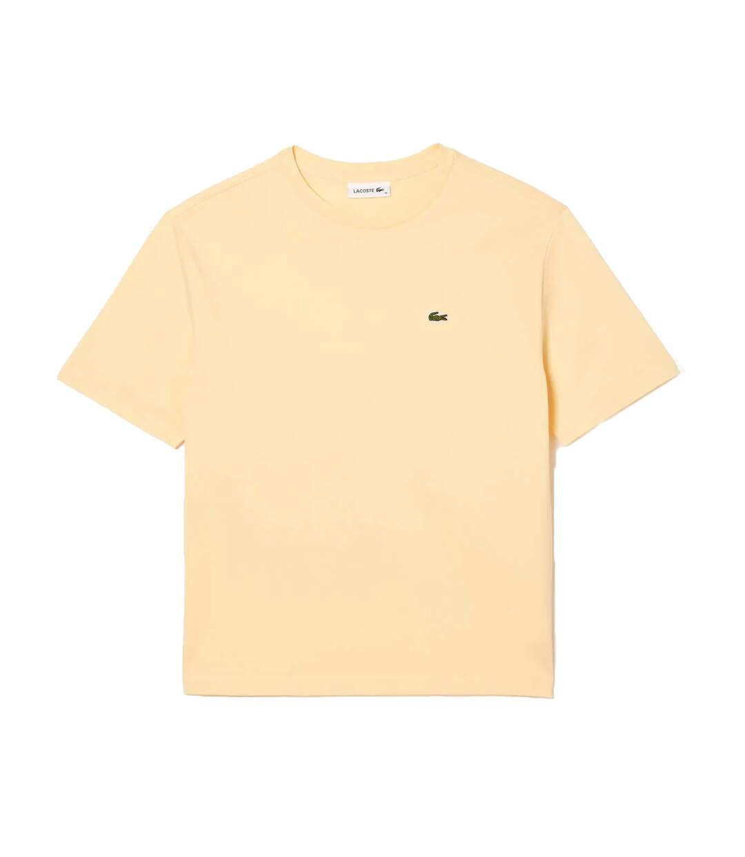T-shirt Premium Femme Jaune Lacoste-1