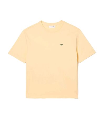 T-shirt Premium Femme Jaune Lacoste