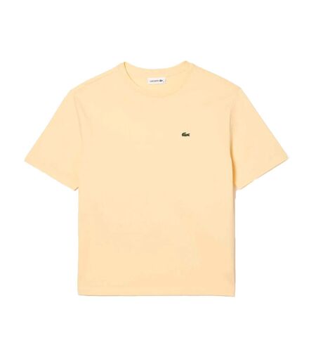T-shirt Premium Femme Jaune Lacoste