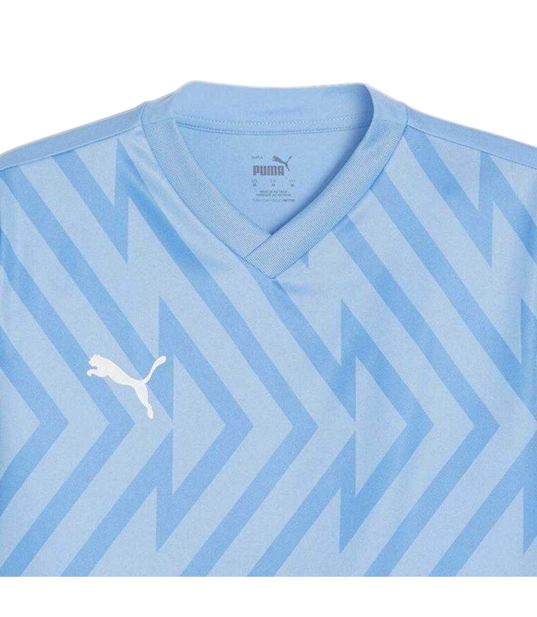 Mens Teamglory Chevron T-shirt Light Blue Puma-3