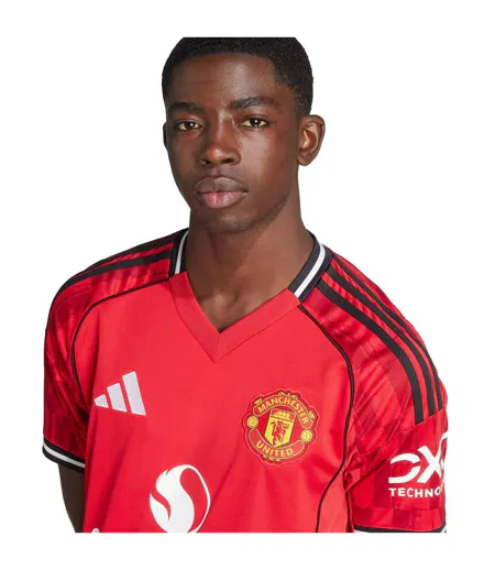 Maillot Domicile Motif/style Manchester United Fc 2025/2026 Homme Rouge Adidas