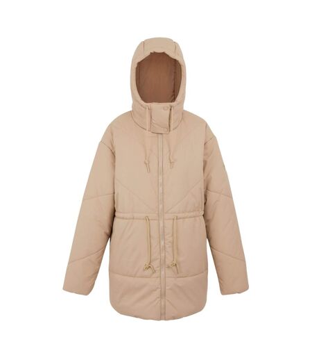 Womens/ladies Rurie Baffled Padded Jacket Warm Taupe Regatta