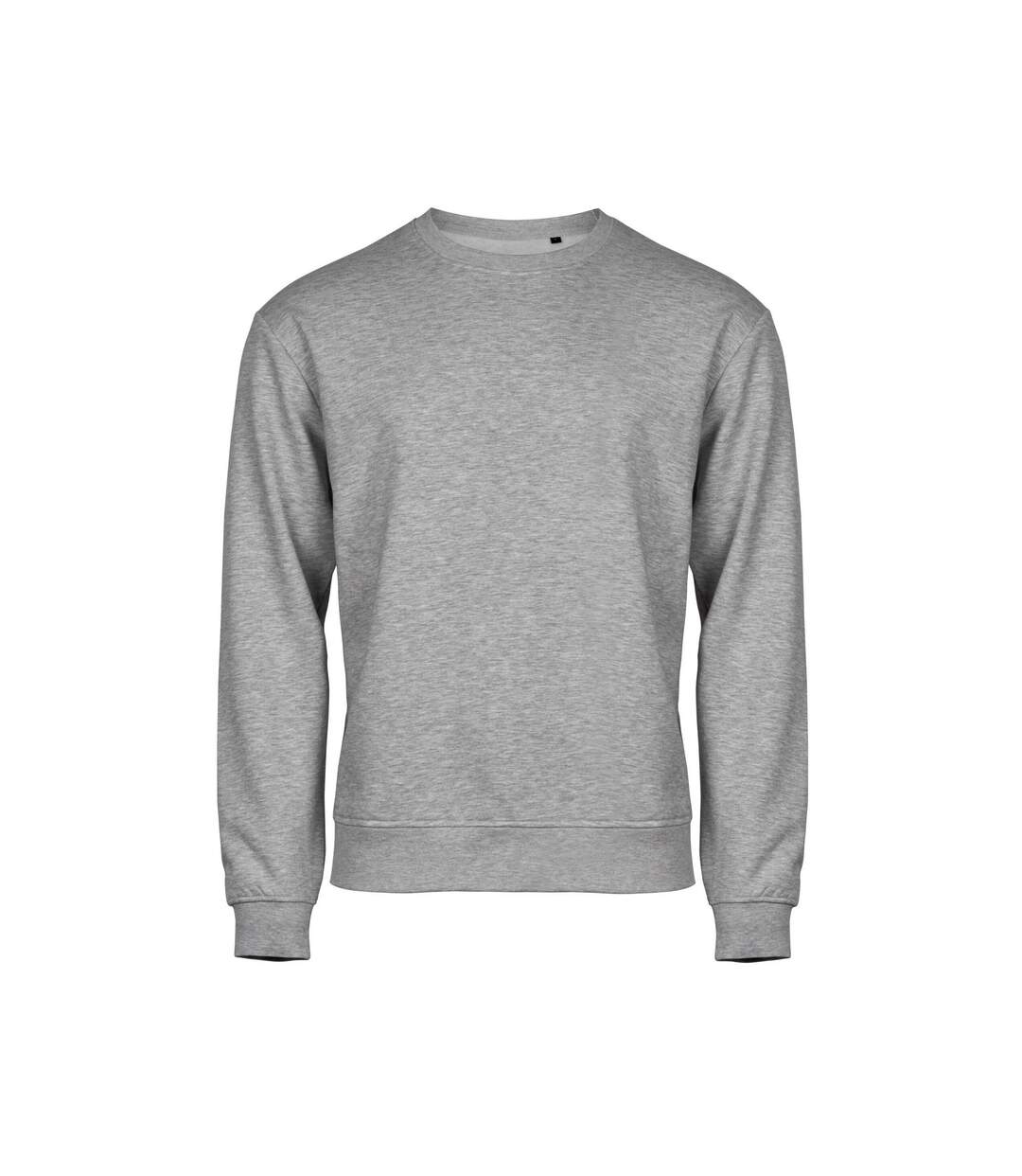 Mens power organic heather sweatshirt heather grey Tee Jays