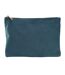 Plain Velvet Accessory Bag L Blue Topaz Bagbase-1