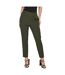 Pantalon Vivarone Femme Vert Militaire Vila-2
