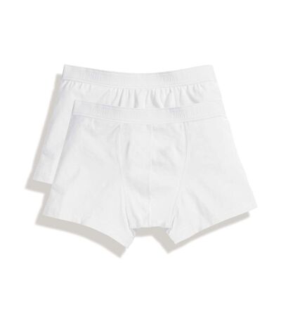Lot 2 shorty Homme - coton - blanc - duo Pack 67-020-7