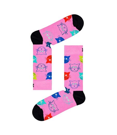 3 Pack Mens & Ladies Mixed Cat Socks Gift Set