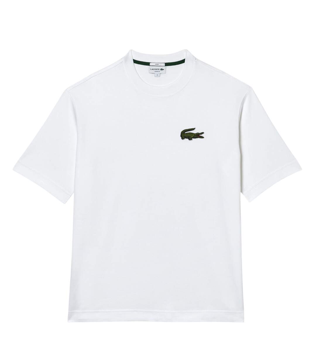 T-shirt Motif/style Logo Brodé Adulte Blanc Lacoste-2
