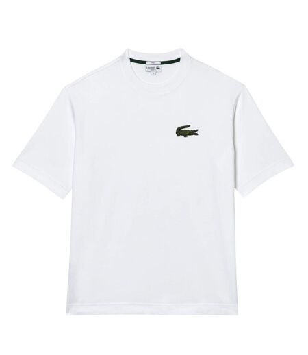 T-shirt Motif/style Logo Brodé Adulte Blanc Lacoste