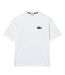 T-shirt Motif/style Logo Brodé Adulte Blanc Lacoste-2