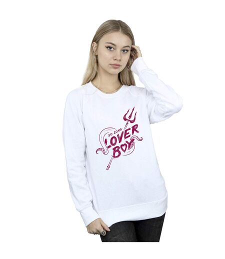 Disney Sweatshirt Femmes/Dames Villains Ursula Lover Boy (Blanc) - UTBI42357