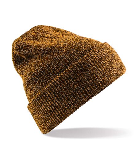 Beechfield Heritage Adults Unisex Premium Plain Winter Beanie Hat (Antique Mustard) - UTRW2023