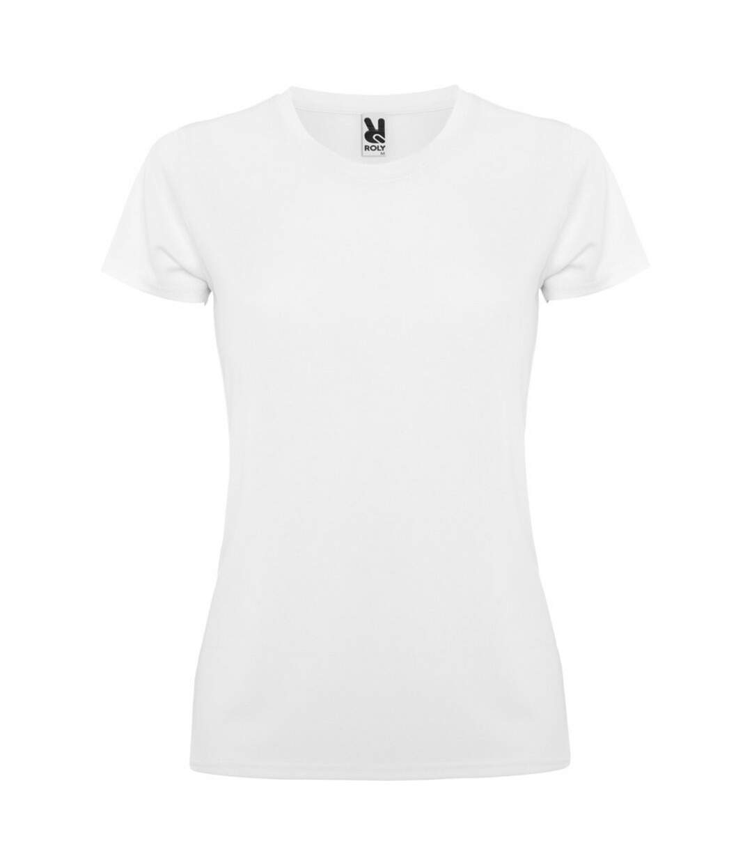 T-shirt montecarlo femme blanc Roly-1