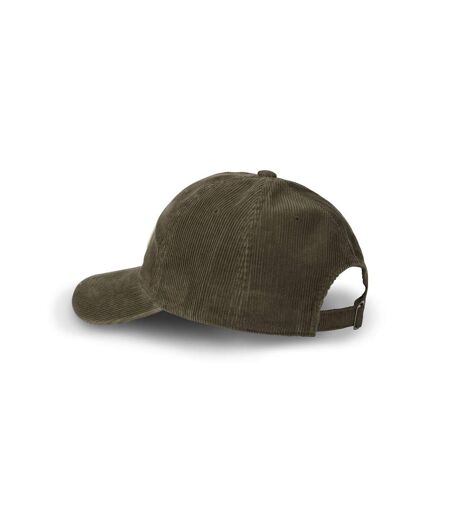 Casquette dad cap adulte en velours avec patch Log Vondutch