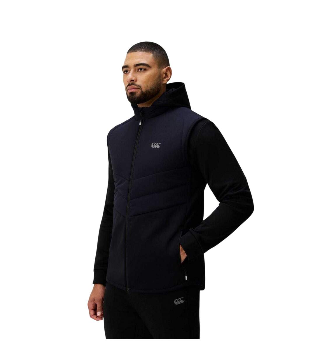 Veste Sans Manches Sans Manches Tempo Homme Noir Canterbury-4