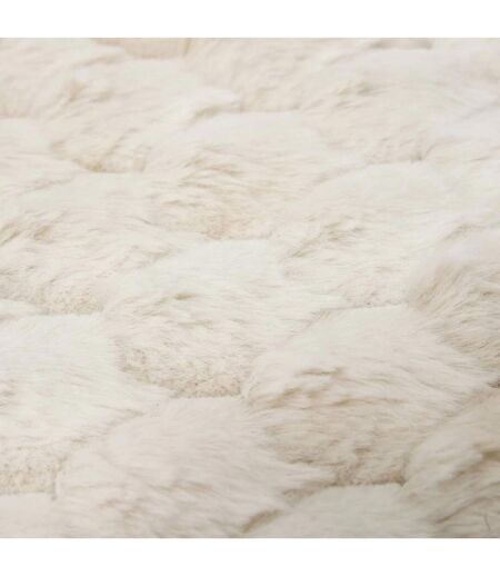 Tapis Imitation Fourrure Adriel 60x90cm Beige